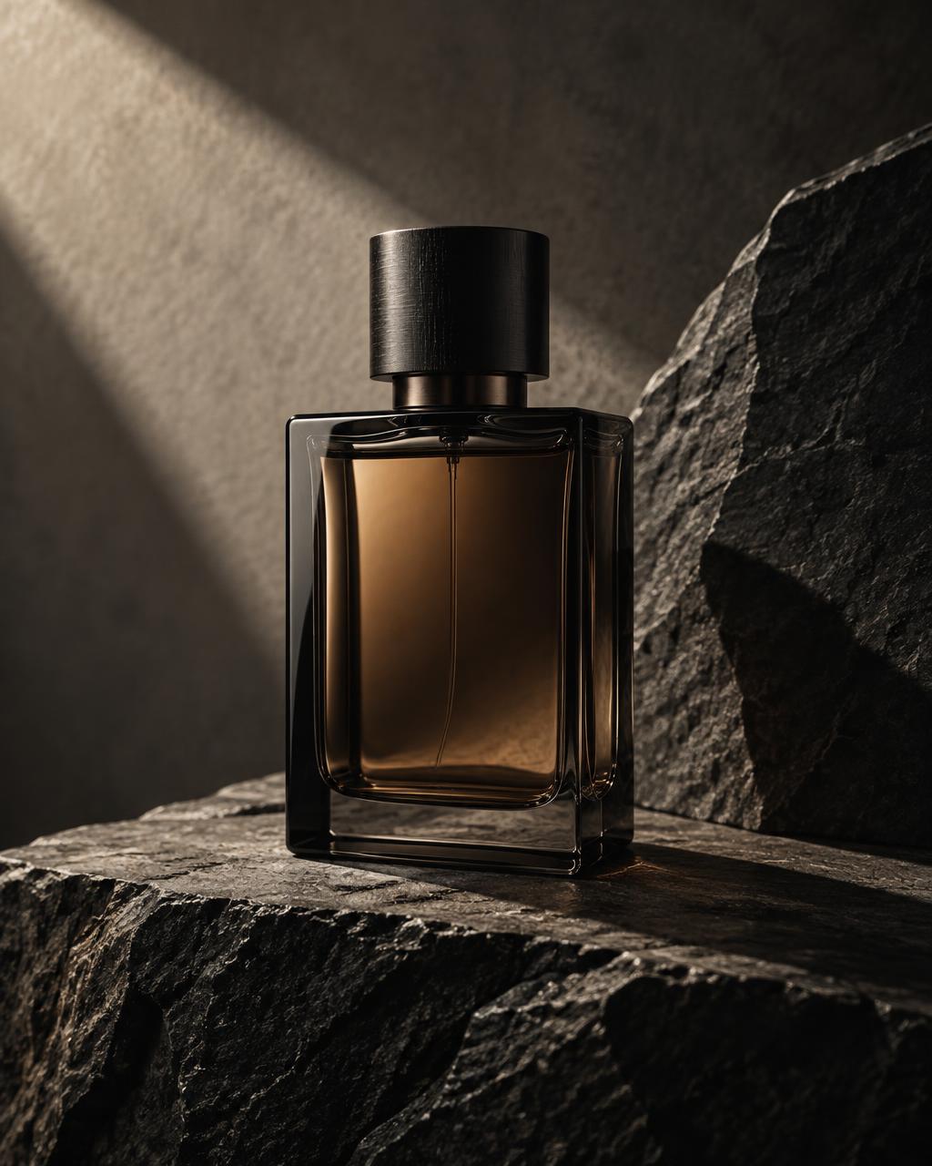 Perfume masculino de estilo amaderado